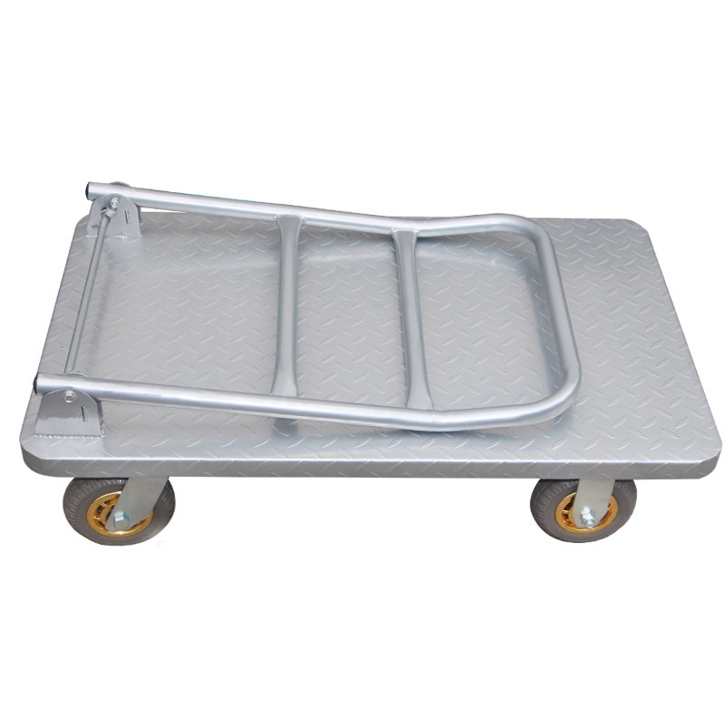 臻远 ZY-RGTC-02 重型折叠平板车手推车搬运车 730mm*460mm 承重300KG高清大图