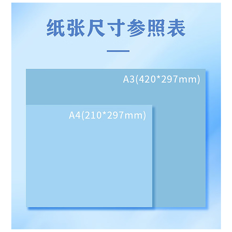 澳维单面蓝图纸(优等)A4 80g 8包/箱高清大图