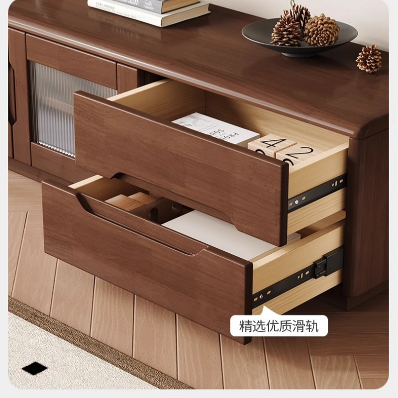 豫龙都实木电视柜高清大图