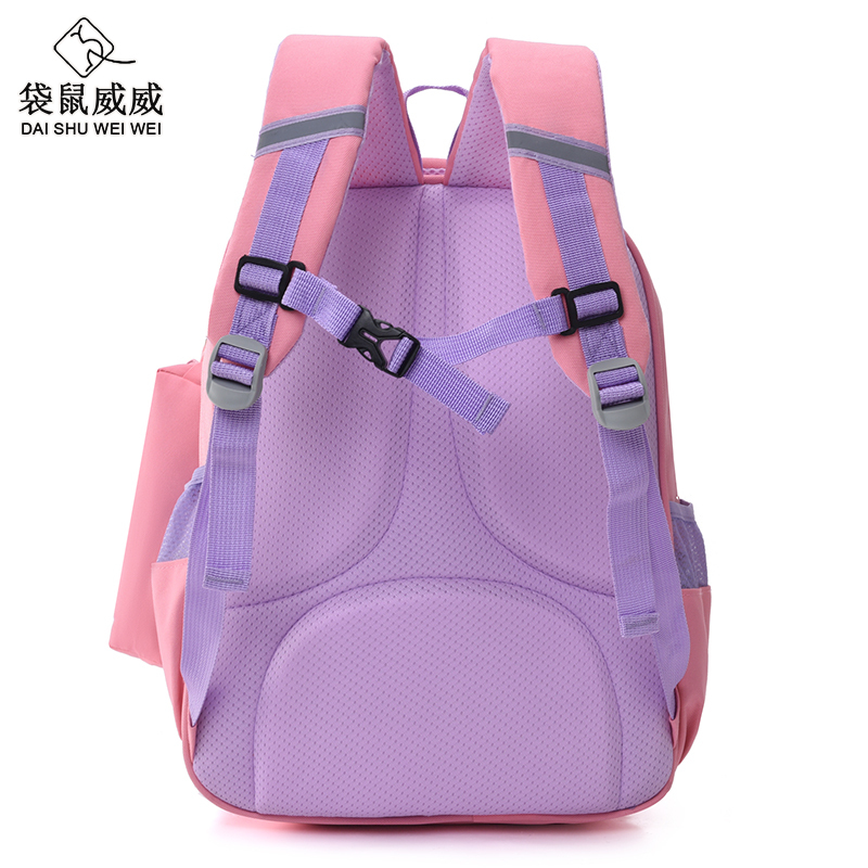 袋鼠威威 学生书包 送文具套装 XFH2391-2高清大图