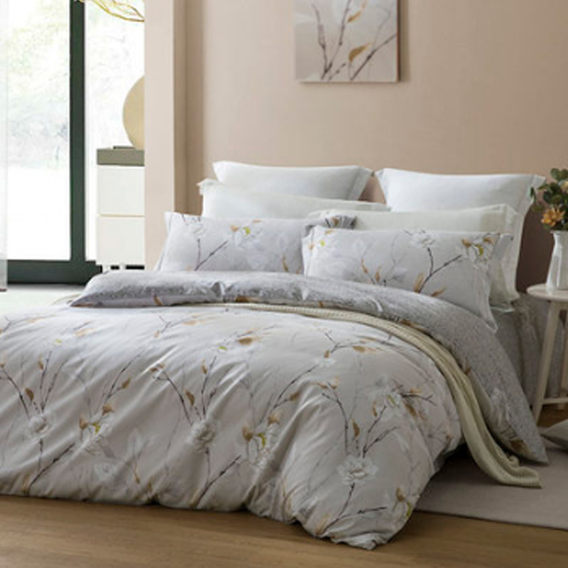 罗莱家纺luolai素银梅香四件套200230cm视频