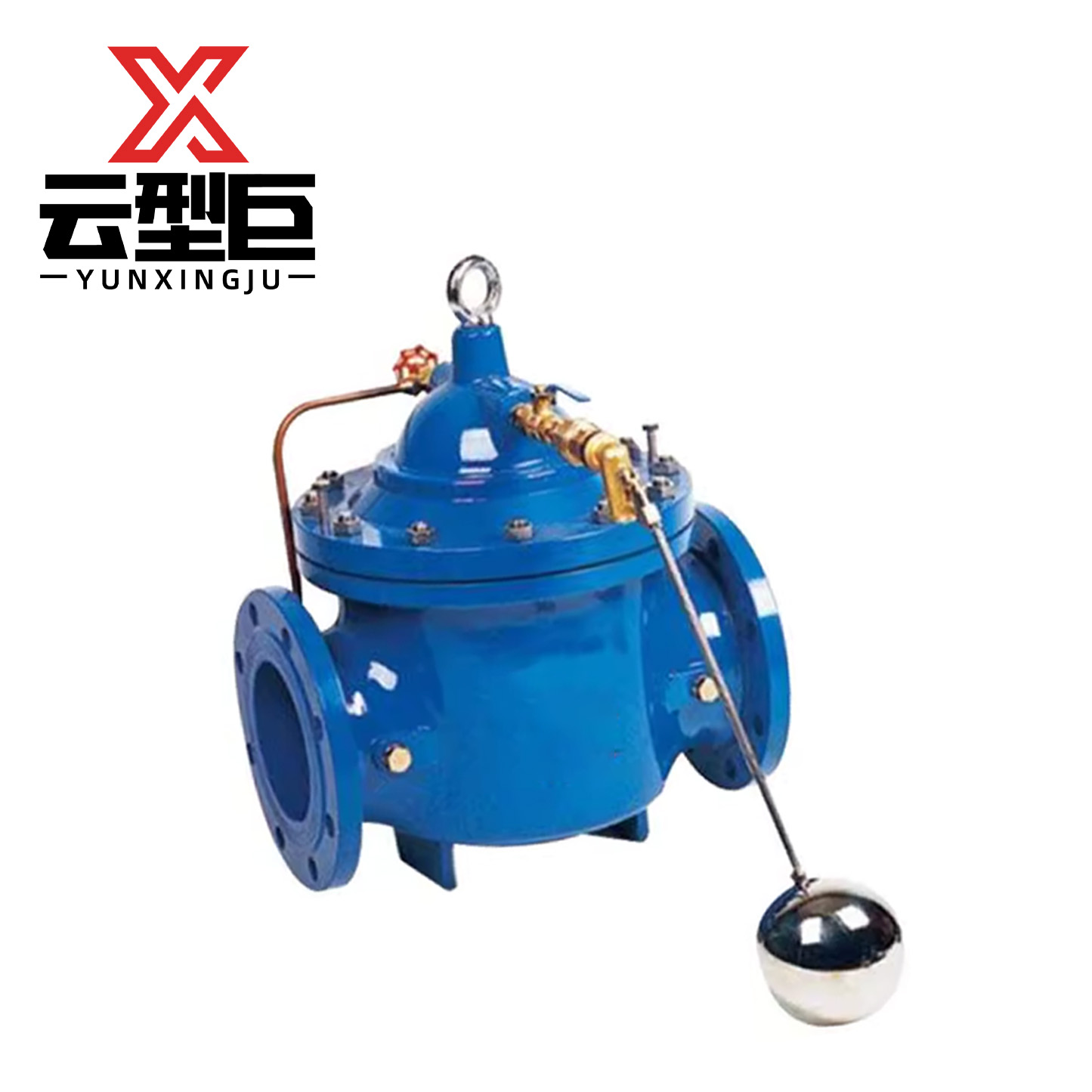 云型巨 100X遥控浮球阀 DN300 个高清大图