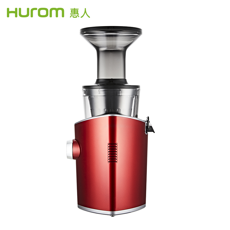 惠人(HUROM)原汁机 机H-102-FRBIA02 创新无网 韩国进口 多功能自家用低速榨汁 红色