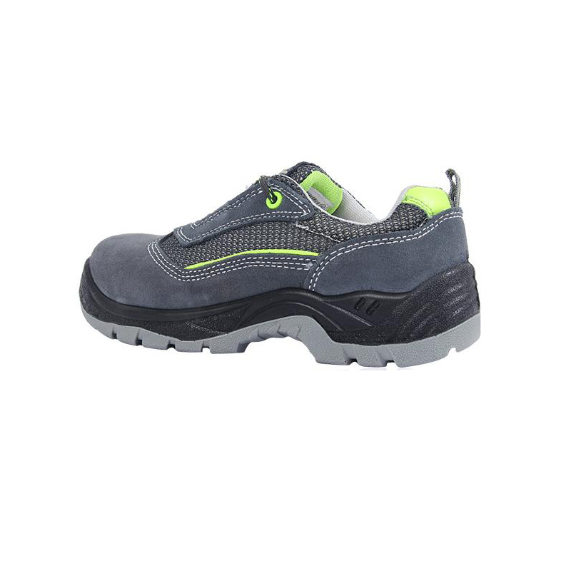 誉丰 YF-7215劳保鞋反绒皮网布透气防砸防滑耐磨安全鞋 40码