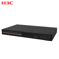 华三(H3C)S1850-28X-PWR 24口全千兆二层WEB网管企业级网络POE交换机 万兆上行