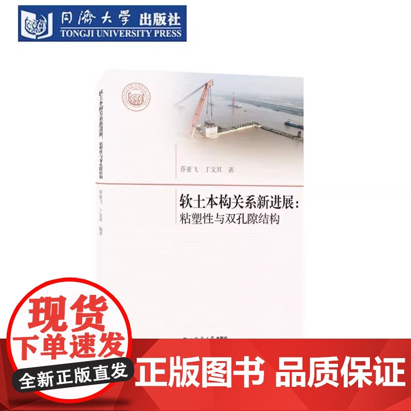软土本构关系新进展:粘塑性与双孔隙结构 乔亚飞 同济大学出版社高清大图