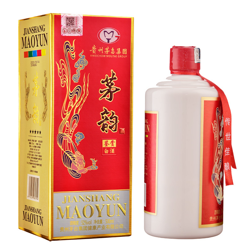 贵州茅台集团 茅韵鉴赏 52度白酒礼盒 礼品酒水500ml*6瓶整箱装