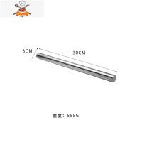 擀面器烘焙工具304不锈钢擀面杖实心擀饺子皮器家用 敬平 小号(30厘米)
