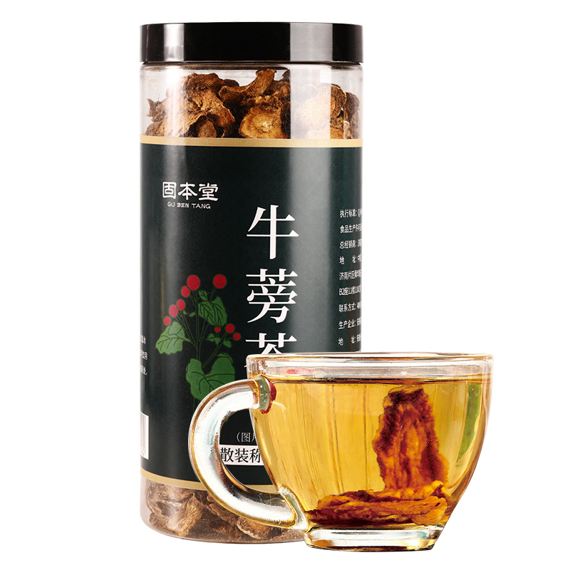 固本堂牛蒡茶牛蒡根养生茶250g*2瓶装