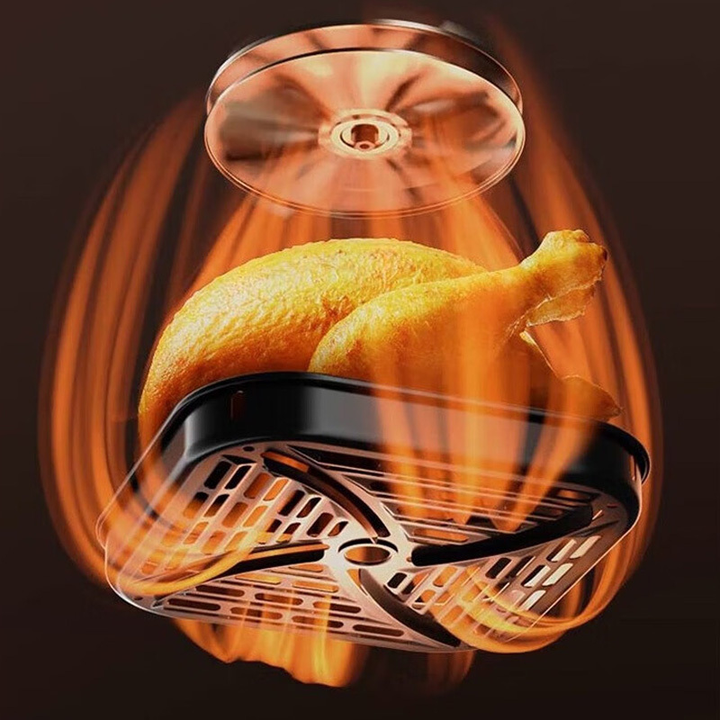 苏泊尔(SUPOR)空气炸锅家用大容量智能控温全景可视多功能电炸锅蒸汽嫩炸薯条机 KD60D79 6L高清大图