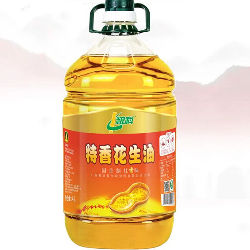 粮科 浓香花生油 4L 单位:桶