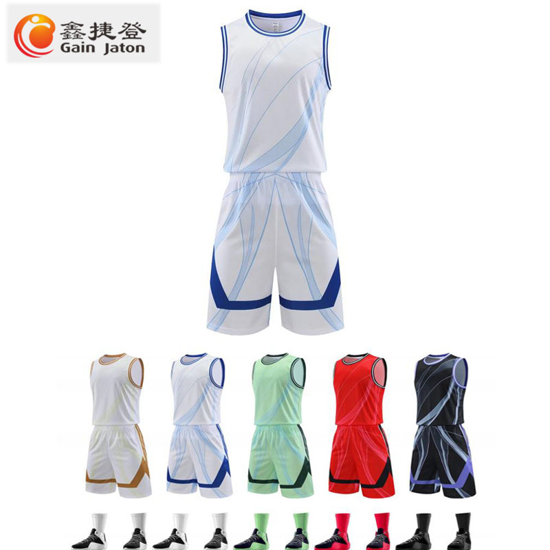 鑫捷登 可定制透气速干篮球服套装AGRY-WDL062 1套高清大图