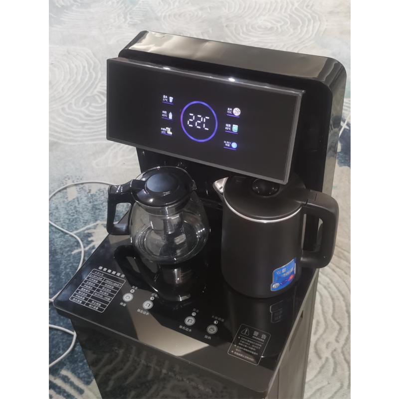 苏宁自营立式茶吧机智能饮水机家用语音遥控触控下置水桶新款龙头保温调温烧水壶泡茶喝水用YO2072