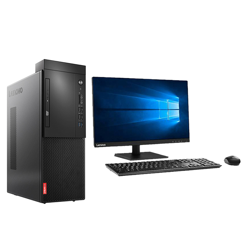 联想 启天m428 i5-9500 4g 1t dvd刻录 win10 23英寸显示器 商用办公