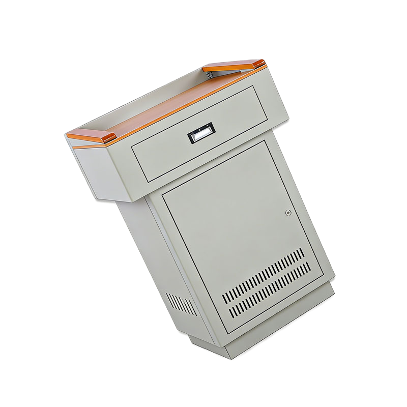 豫众诺 多媒体讲台 木面 台高清大图