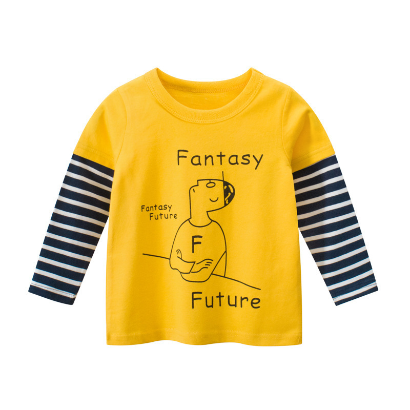 韩版童装2020春装女童打底衫儿童长袖T恤宝宝衣服ins元氣小猴STRONGMONKEY