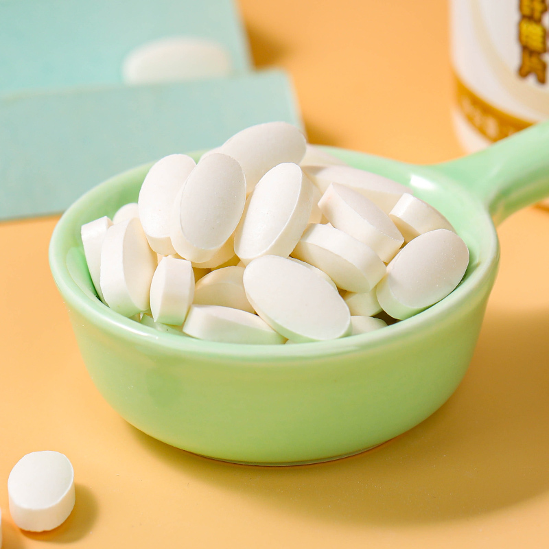 军绿色白芸豆咀嚼片阻断剂大餐救星膳食纤维益生菌果蔬酵素片压片糖果