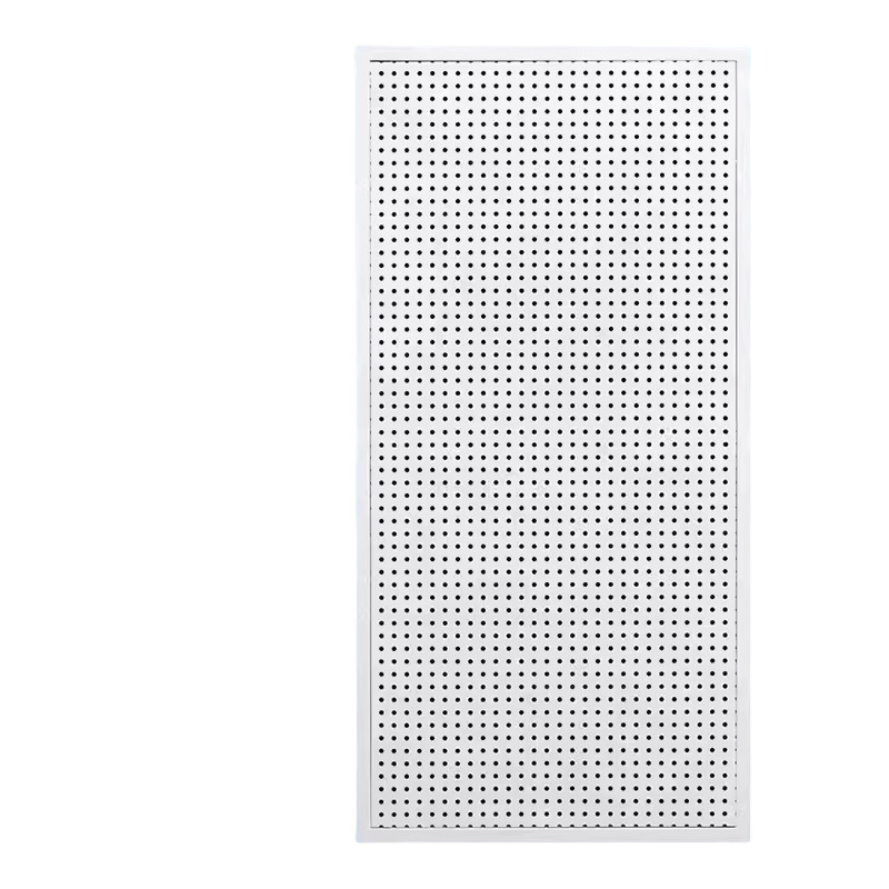 迅迈 50*100cm送10个10厘米双挂钩 洞洞板置物架手机配件饰品五金工具货架挂板墙 不锈钢展示架高清大图