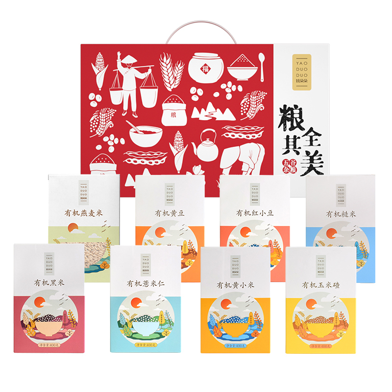 姚朵朵 粮全其美有机杂粮(3200g)高清大图