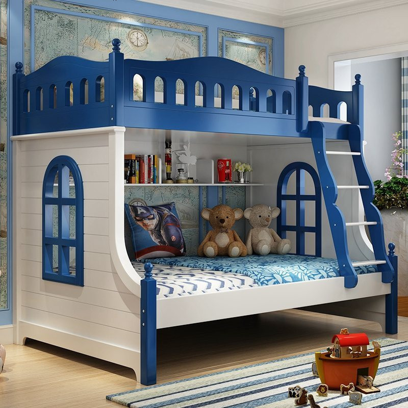 床上下铺木床双层成人上下床省空间高低床多功能两层床组合床视频