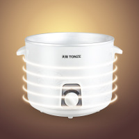 天际(TONZE)精品推荐 3-4人养生锅电炖锅耐高温陶瓷煲汤锅白瓷内电炖盅 DDG-50N