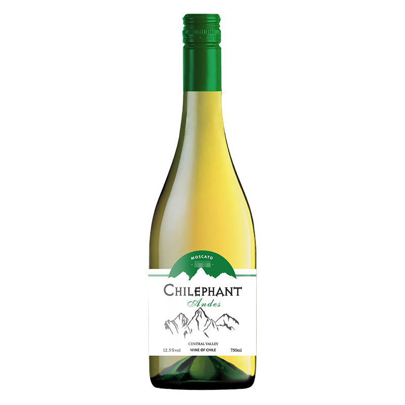 智象智利原瓶进口安第斯莫斯卡托甜白葡萄酒红酒750ml6瓶整箱装