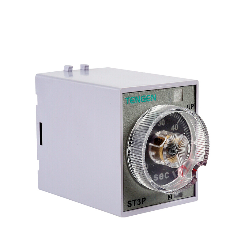天正电气ST3P导轨安装式24VDC 5A 0.5s/5s/30s/3min 2C/O 03040160016时间继电器