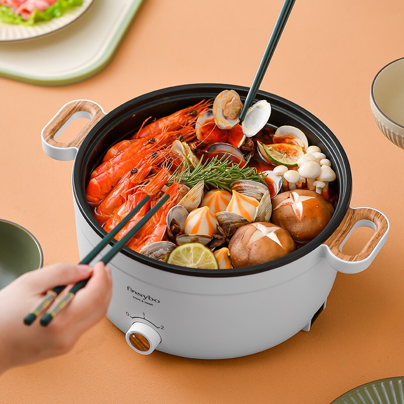 finsybo杜欧多功能电火锅F-EHP4A高清大图