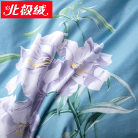 北极绒家纺 全棉简约被套单件 高支高密学生宿舍单人双人床纯棉被罩