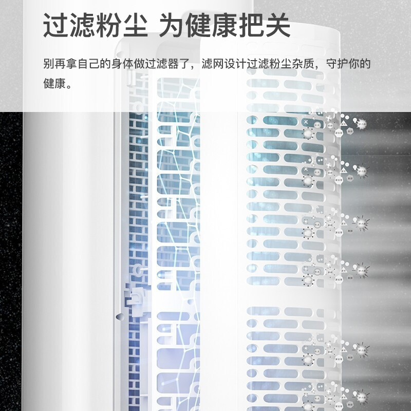 飞利浦(Philips) 空调扇 冷风扇 冷风机家用制冷机单冷塔扇加水冷气风扇遥控负离子风扇大风力 ACR5164TC