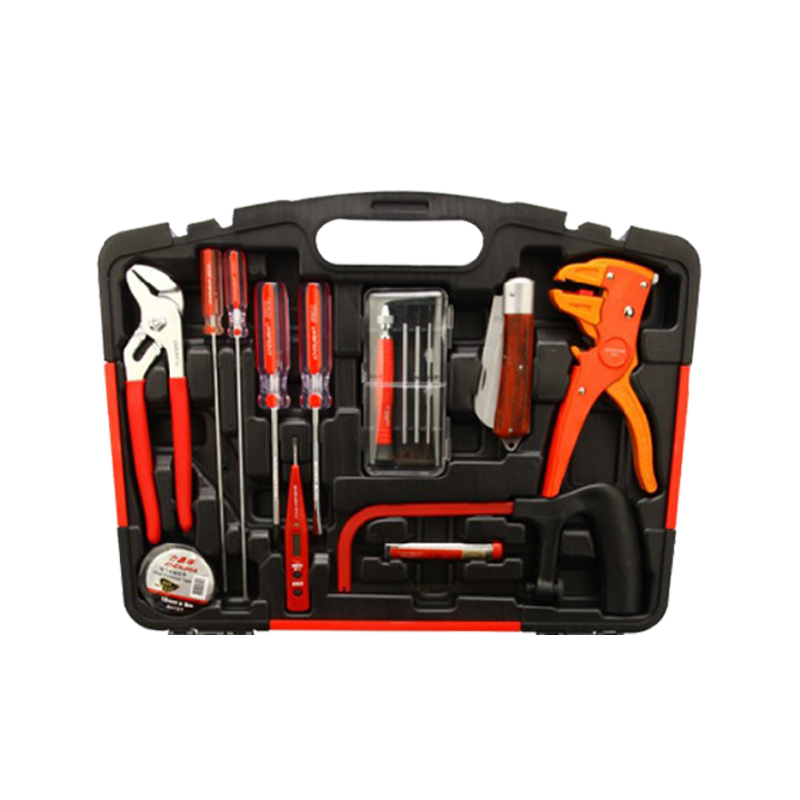 力易得(ENDURA) 51件套电讯工具组套 维修组套 手动工具组套五金工具箱 货号E1414