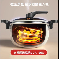 康巴赫珐琅微压汤锅6.5L