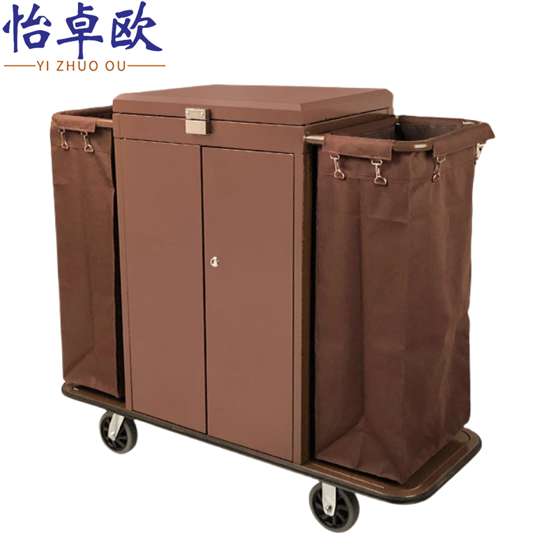 怡卓欧布草车带门盖双边个