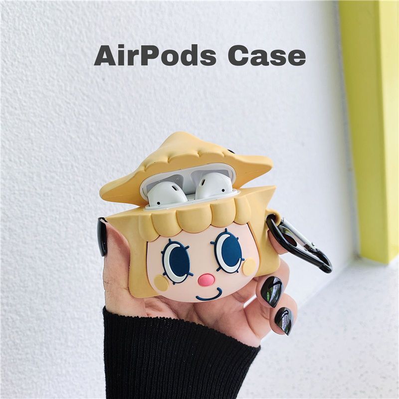 1/2代通用 星星女孩+登山扣 卡通可爱晴空酱星星女孩苹果AirPods1/2代保护套无线蓝牙耳机套软