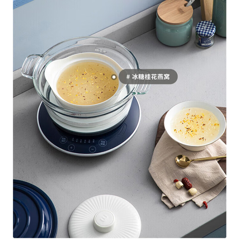 摩飞电器Morphyrichards养生锅MR9080陶瓷釉1.5L1000W_763高清大图