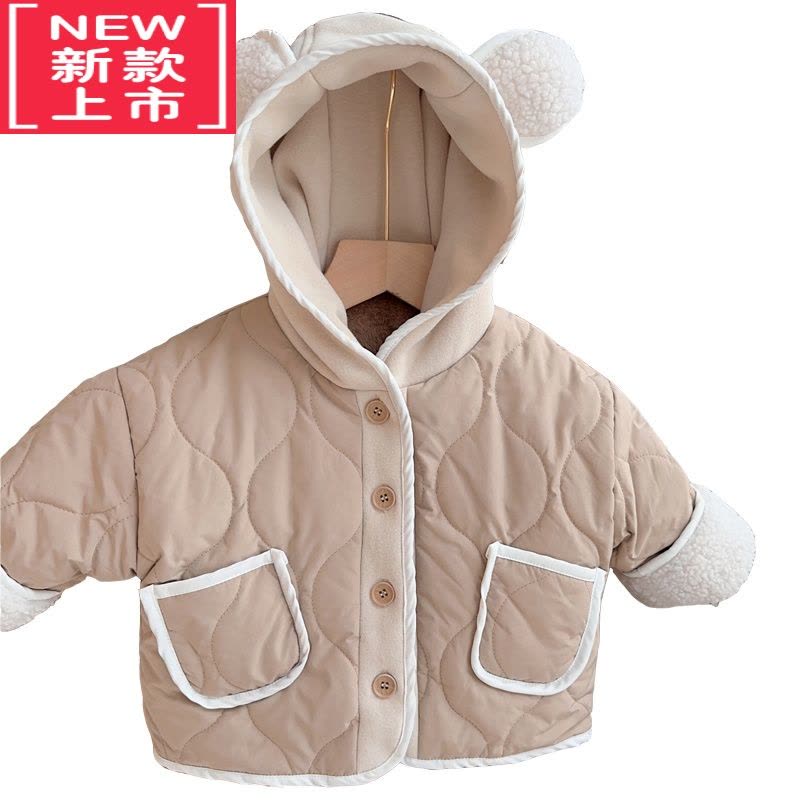 可莉允男童棉服冬季宝宝棉袄2022新款儿童棉衣冬装女童外套韩版加绒加厚图片