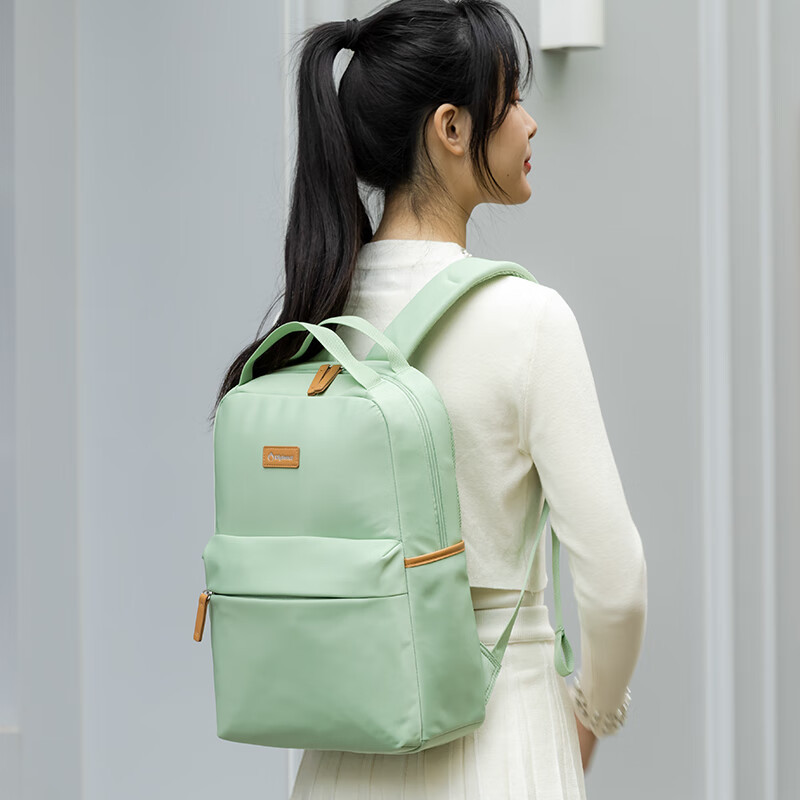 外交官(Diplomat)双肩背包DS-14109织物料抹茶绿双肩背包行李包情侣背包280*110*390mm