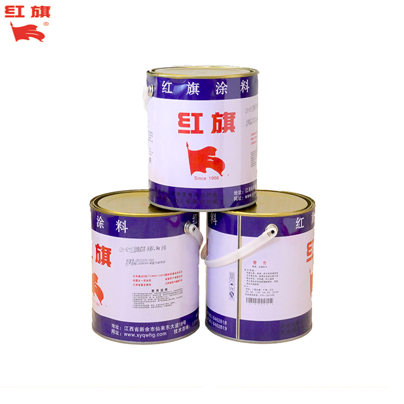 红旗 醇酸磁漆C04-2绿 2.5KG/桶 桶高清大图