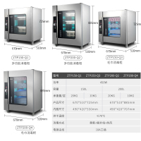圣托(Shentop)200L办公室茶杯消毒柜 家用商用立式烘干保洁柜 热风循环多功能消毒碗柜 ZTP200-Q2