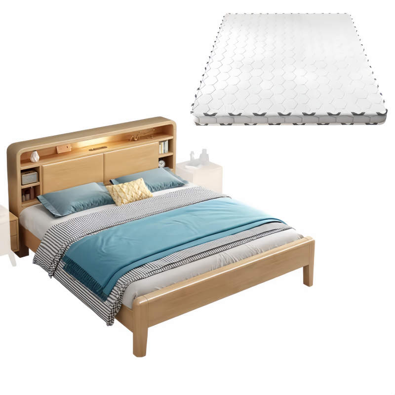 悦兴诚职员床1500mm+10cm床垫组高清大图