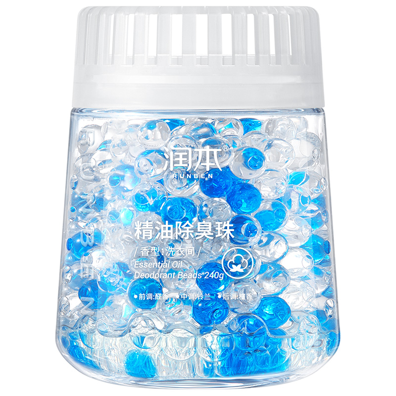 润本 精油除臭珠（洗衣间）240g-洗衣间;240g*1瓶高清大图