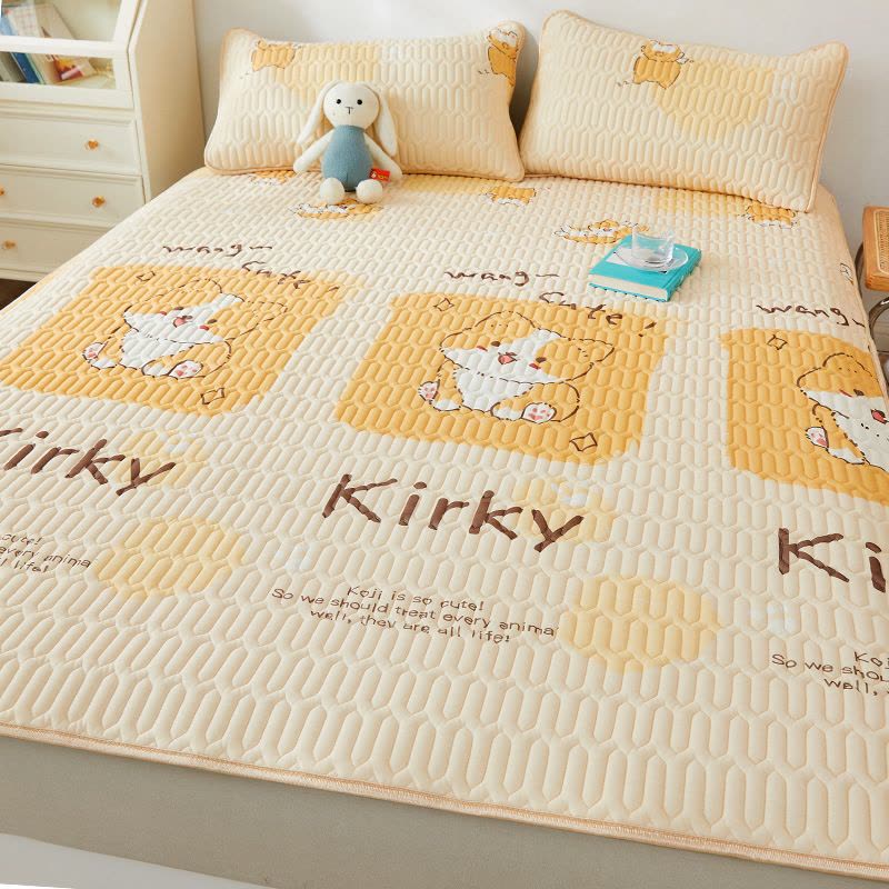 乳胶软凉席冰丝席子家用三件套冬夏两用可水洗折叠学生宿舍单人图片