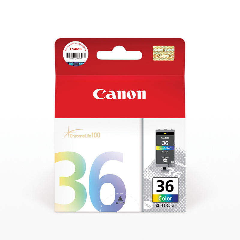 佳能（Canon）原装 CLI-36 彩色 墨盒 适用于PIXMAiP100/ip110