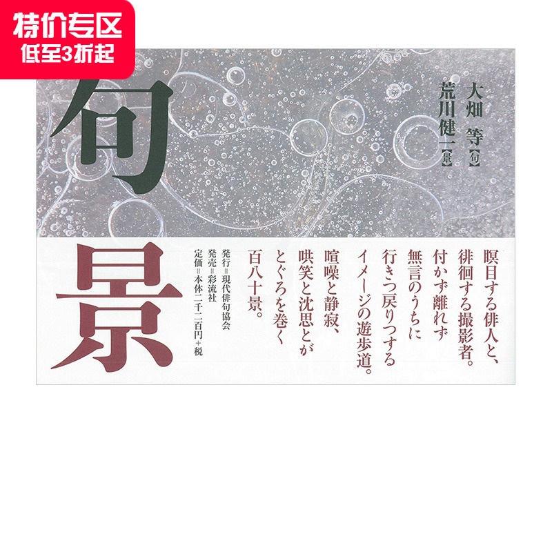 [正版]诗歌摄影集 句景 大畑等、荒川健一 現代俳句協会 日本原版文学诗歌摄影艺术作品集高清大图