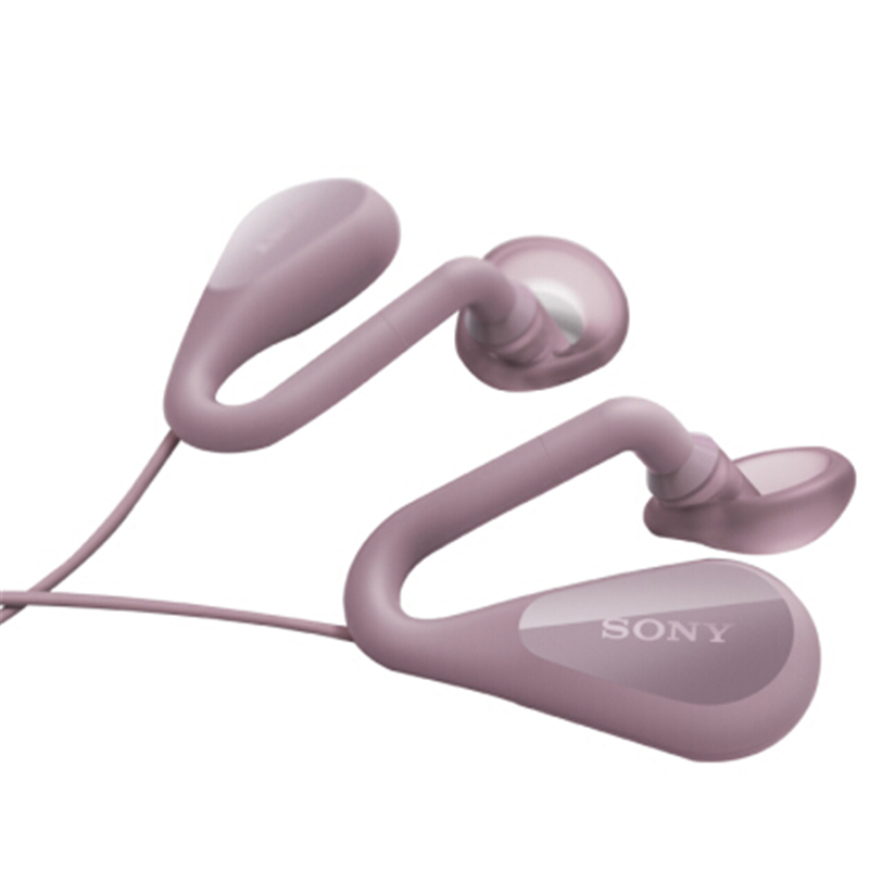 索尼(SONY)STH40D 开放式立体声耳机 入耳式耳机 线控通话 粉色