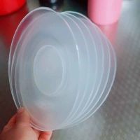 保鲜盖加热菜罩圆形盘子盖冰箱防油保鲜盖塑料盖子碗盖防溅盖 6个装盖子16.5cm