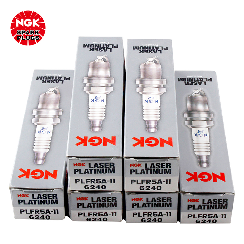 NGK 双铂金火花塞 PLFR5A-11 6240 六支装 天籁/C5/风雅