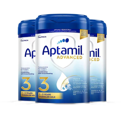 Aptamil 英国爱他美 白金版婴幼儿奶粉 3段 (1-3岁）800g/罐 保税区发货
