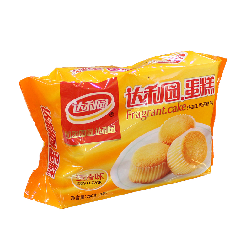 达利园香浓蛋糕蛋香味200g营养休闲早餐零食饼干办公室充饥蛋糕