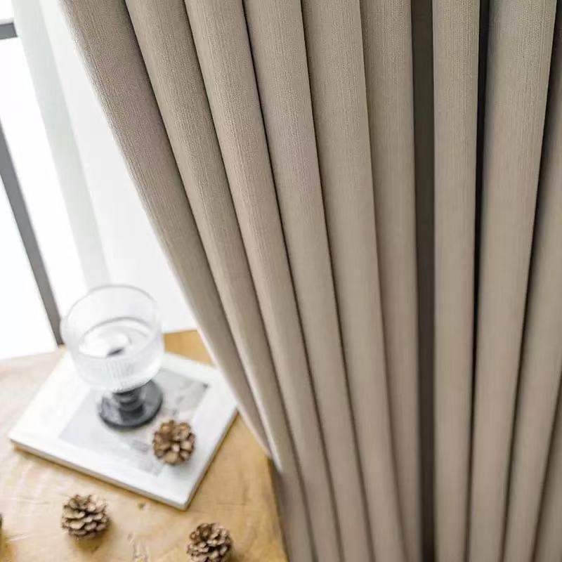 日目 简约环保遮光窗帘 2800*3600mm/套高清大图